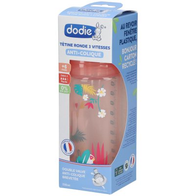 DODIE  Biberon Sensation+ Rose Danse +6 Mois 330ml