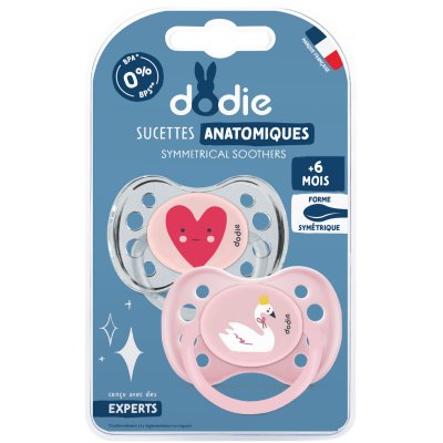 DODIE  sucette +6 mois duo dessin fille a18