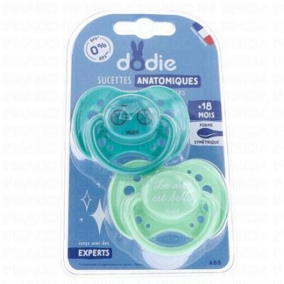 Dodie Sucette Silicone Sunny Life Gar&ccedil;on Plus De 18 Mois A88