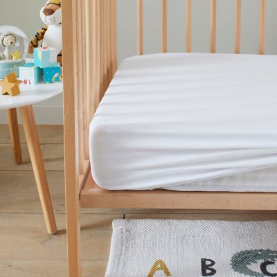 DODO  - Al&egrave;se - Prot&egrave;ge Matelas imperm&eacute;able B&eacute;b&eacute; - 60/120 Blanc