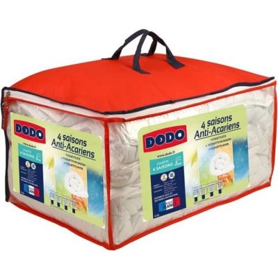 DODO  Couette 4 saisons anti-acariens - 220 x 240 cm - Blanc