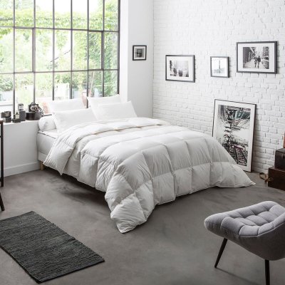 DODO  - Couette Chaude 70% duvet de canard neuf - Blanc - 140x200 cm