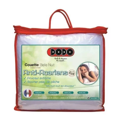 DODO  Couette temp&eacute;r&eacute;e 350gr/m&sup2; BELLE NUIT 140x200cm