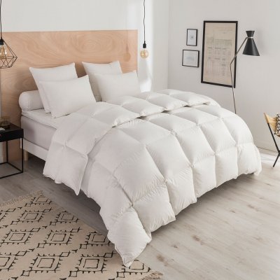 DODO  - Couette Thermoduv chaude - 90% Duvet d'Oie - 220/240 Blanc