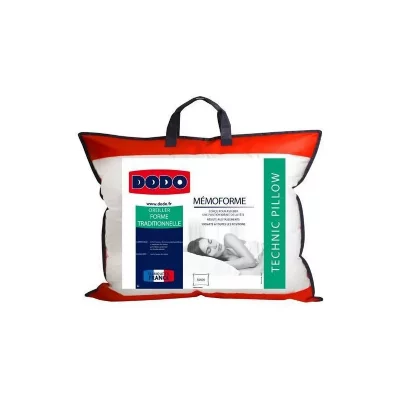 DODO  - Oreiller a m&eacute;moire de forme memoforme - 50 x 70 cm