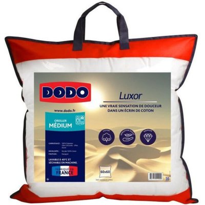 DODO  - Oreiller luxor 60x60 cm - 100% Coton - Effet Duvet