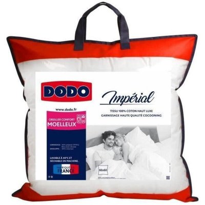 DODO  Oreiller moelleux Imperial - 60 x 60 cm - Blanc