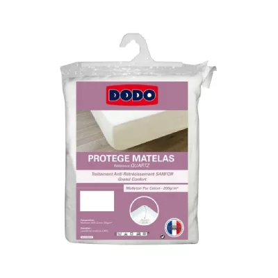 DODO  Prot&egrave;ge Matelas QUARTZ 160x200cm Forme Housse