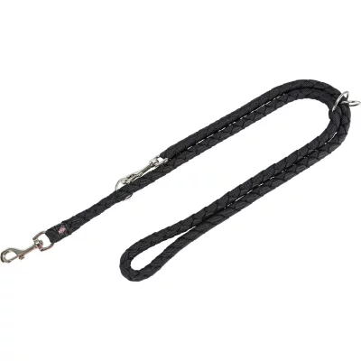 TRIXIE DOG Copenhagen  Laisse Cavo R&eacute;glable Taille L/XL Noir/Gris