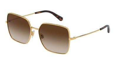 DOLCE & GABBANA Dolce and Gabbana 0DG2242 Lunettes de Soleil, Gold, 57 Femme
