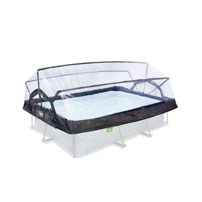 EXIT TOYS D&ocirc;me pour piscine tubulaire rectangulaire 2,20 x 1,50 m - 