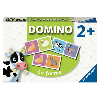 RAVENSBURGER Domino animaux de la ferme