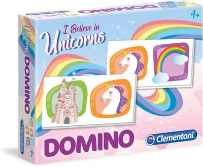 CLEMENTONI Domino - licornes - jeu &eacute;ducatif CLE180332