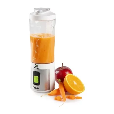 DOMO -ELEKTRO  Mixeur portable pour smoothie X-Power to go 120W, blanc DO752BL