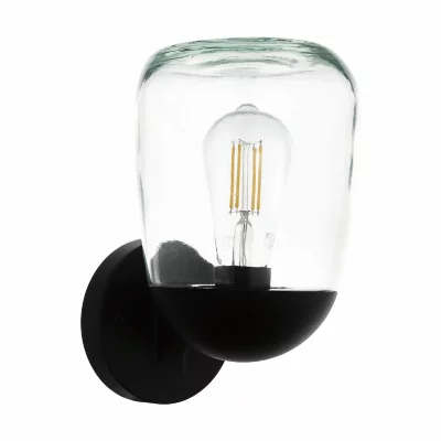 EGLO Donatori Applique Murale D'ext&eacute;rieur Noire Ip44