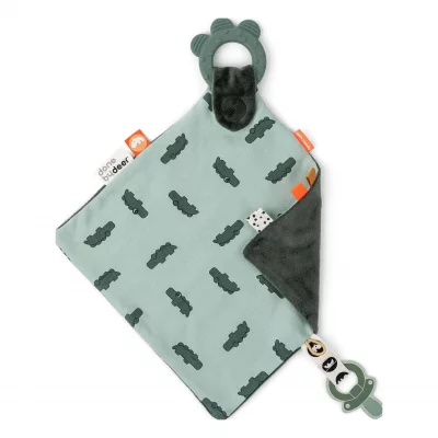 DONE BY DEER  Comfort Teether Croco Vert 0 Months
