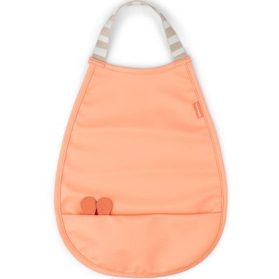 Done By Deer Pull-over Bib Raffi Coral Orange