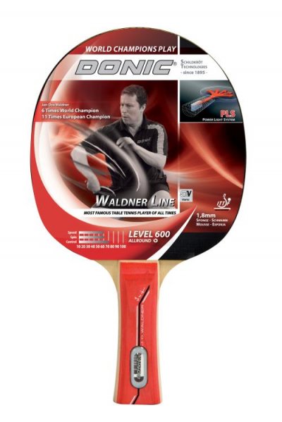 DONIC  Schildkr&ouml;t chauves - souris de tennis de table Waldner 600 noir / rouge