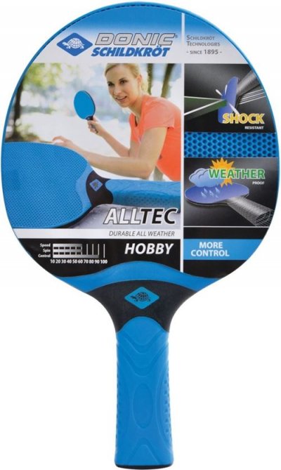 DONIC SCHILDKROT Donic Schildkr&ouml;t ping-pong Alltec Hobby Prod&eacute;bat noir/bleu
