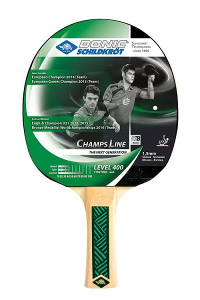 DONIC  Schildkr&ouml;t raquettes de tennis de table Champs Ligne 400 noir