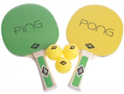 DONIC SCHILDKROT Donic Schildkr&ouml;t tennis de table set 5 pi&egrave;ces vert / jaune