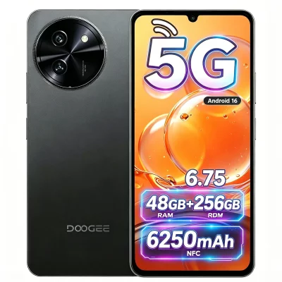 DOOGEE  Note 59 Pro 32 Go/256 Go 6,75"" Noir
