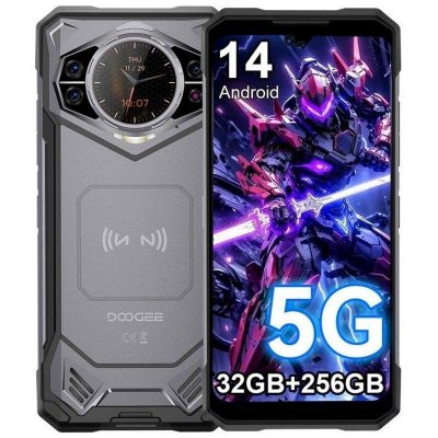 DOOGEE  S200 5G 12/256 Go Gris D&eacute;bloqu&eacute;