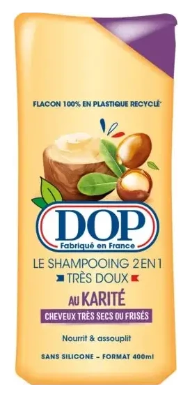 DOP - Classique Shampooing Tr&egrave;s Doux 2-en-1 au Karit&eacute; 400 ml