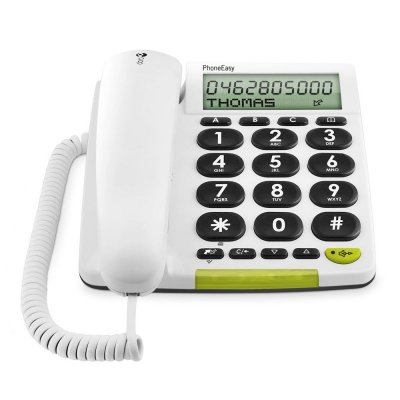 DORO  PhoneEasy 312cs - T&eacute;l&eacute;phone filaire avec ID d'appelant - blanc