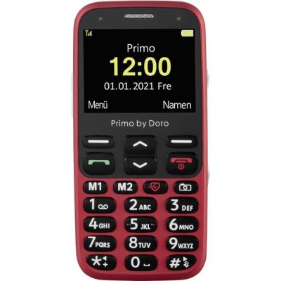 DORO  t&eacute;l&eacute;phone portable pour s&eacute;niors 368 360086 rouge 1 pc(s)