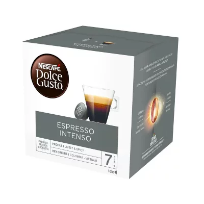 DOLCE GUSTO Dosette &agrave; caf&eacute;  NESCAFE  espresso intenso x16