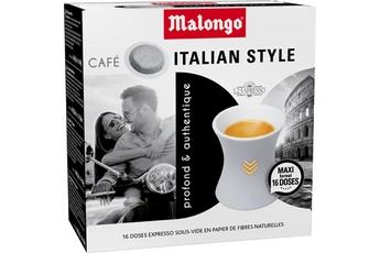 MALONGO Dosette caf&eacute;  Dosettes X16 Italian Style