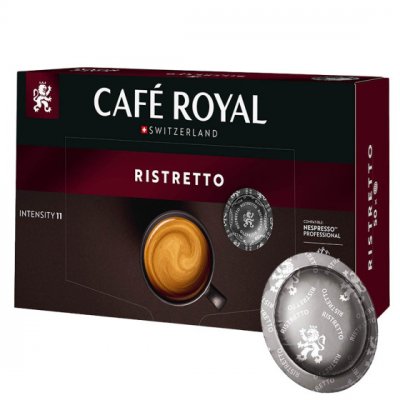 CAFE ROYAL Dosettes de caf&eacute; ristretto caf&eacute; royal - bo&icirc;te de 50 - caf&eacute; royal