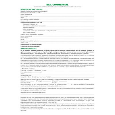 EXACOMPTA Dossier complet location commerciale -  - Format 30x21,5cm
