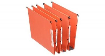 ESSELTE Dossier Suspendu Dual - Carton - Fond V - Armoire - 