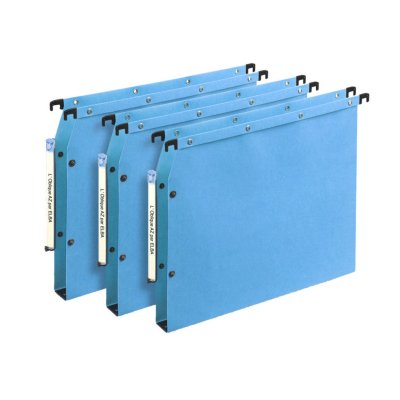 L OBLIQUE AZ Dossier suspendu L'oblique azv ultimate (r) d30mm bleu - Paquet de 25