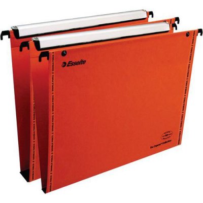 ESSELTE Dossier Suspendu Vmg A4 15-30mm - Carton - Tiroir - Orange