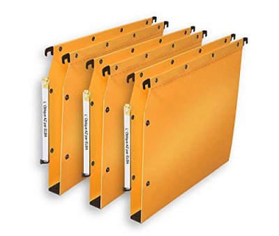 GENERIQUE Dossiers Elba - polypropyl&egrave;ne 5/10&egrave;me - dos 30 mm - jaune - lot de 10