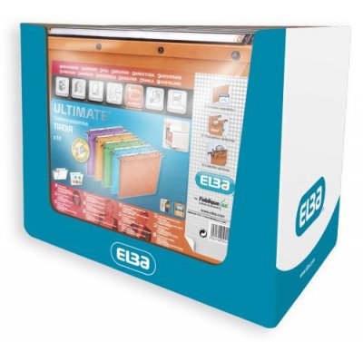 L OBLIQUE AZ Dossiers Suspendus Azo Ultimate, Pour Tiroirs, A4, Fond V, Orange