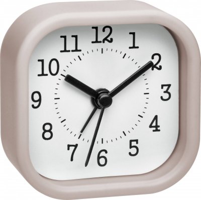 TFA DOSTMANN Dostmann 60.1035.16 &agrave; quartz R&eacute;veil rose pastel Heures de r&eacute;veil 1