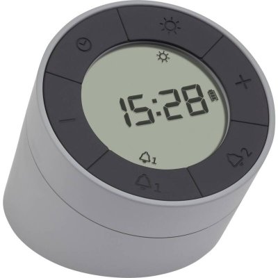 TFA DOSTMANN Dostmann 60.2029.10 &agrave; quartz R&eacute;veil gris, anthracite Heures de r&eacute;veil 2