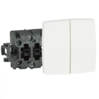 LEGRAND Double interrupteur va-et-vient - Appareillage saillie composable
