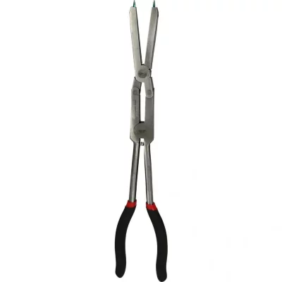 KS TOOLS Double joint safety pliers for external retention rings, 345 mm