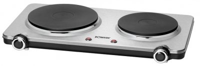 BOMANN Double plaque de cuisson 2500W  dkp 5033 ecb - Gris