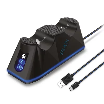 SONY DADC CZ REP SRO Double Station de charge Stealth SP-C100VBLK pour PS5 Noir