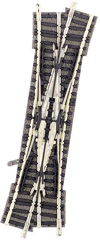 FLEISCHMANN Double travers&eacute;e jonction manuelle 15&deg; piccolo n  9185