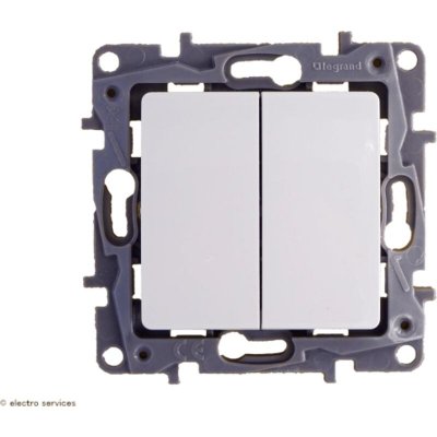 LEGRAND Double va-et-vient NILO&Eacute; 250V 10AX - 664702