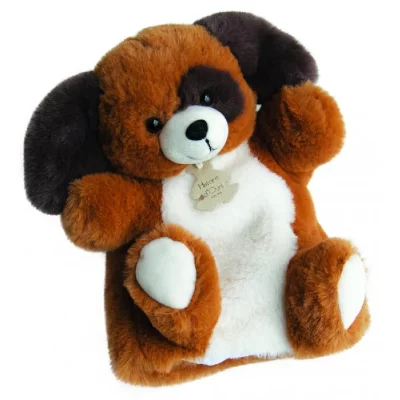 HISTOIRE D OURS Douce marionnette chien - histoire d'ours