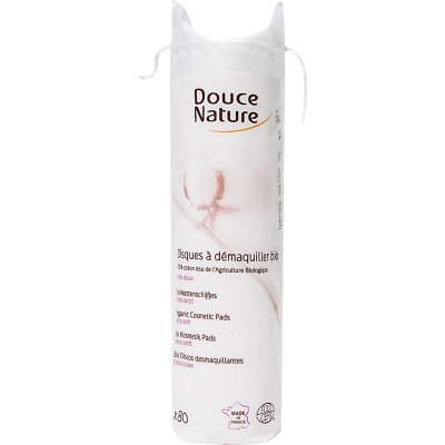 DOUCE NATURALEZA Douce nature Disques &agrave; D&eacute;maquiller Bio, 80 disques
