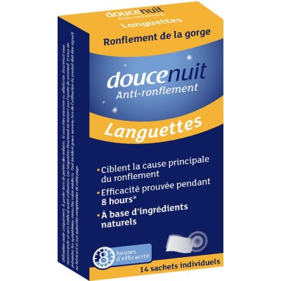 DOUCE NUIT  Anti Ronflement Languettes, 14 unit&eacute;s